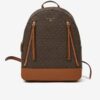 Dark Brown Women's Patterned Backpack Michael Kors - Women