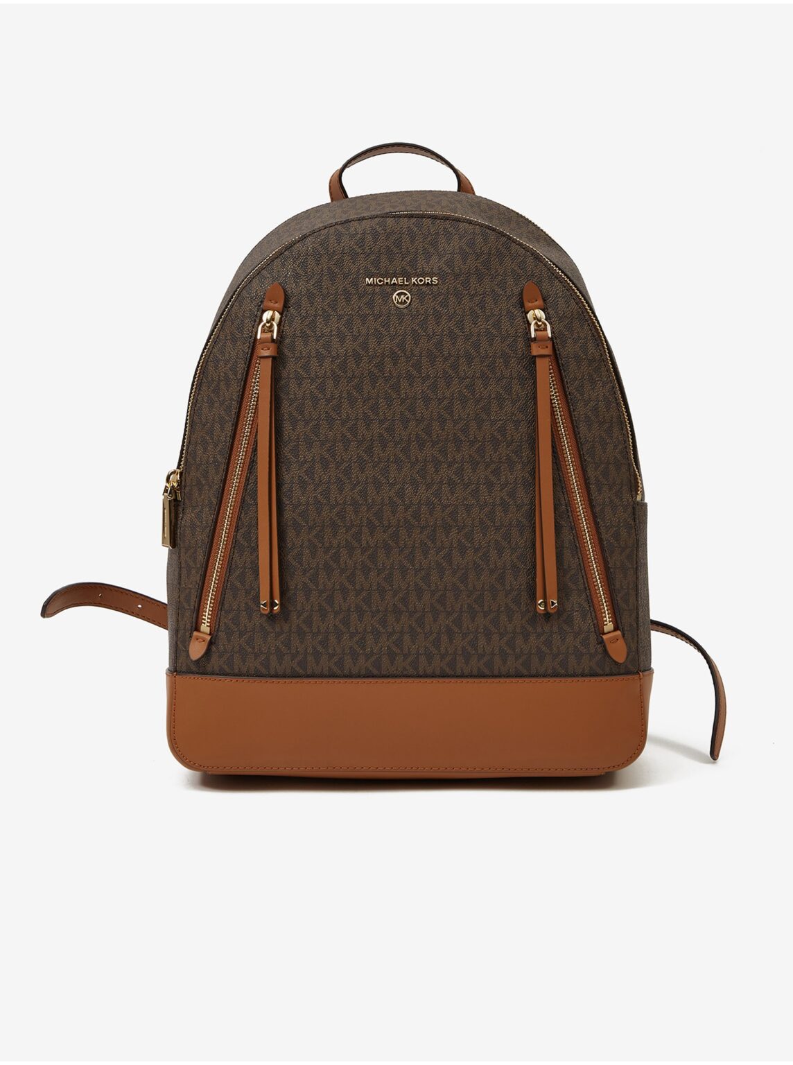 Dark Brown Women's Patterned Backpack Michael Kors - Women