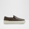 Dark Brown Women's Patterned Slip On Sneakers ALDO Pounceer