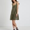 Dark Green Dress Noisy May Emilia - Women