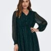 Dark Green Women's Patterned Dress JDY Cody - Women