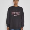 Dark Grey Sweatshirt Noisy May College - Women