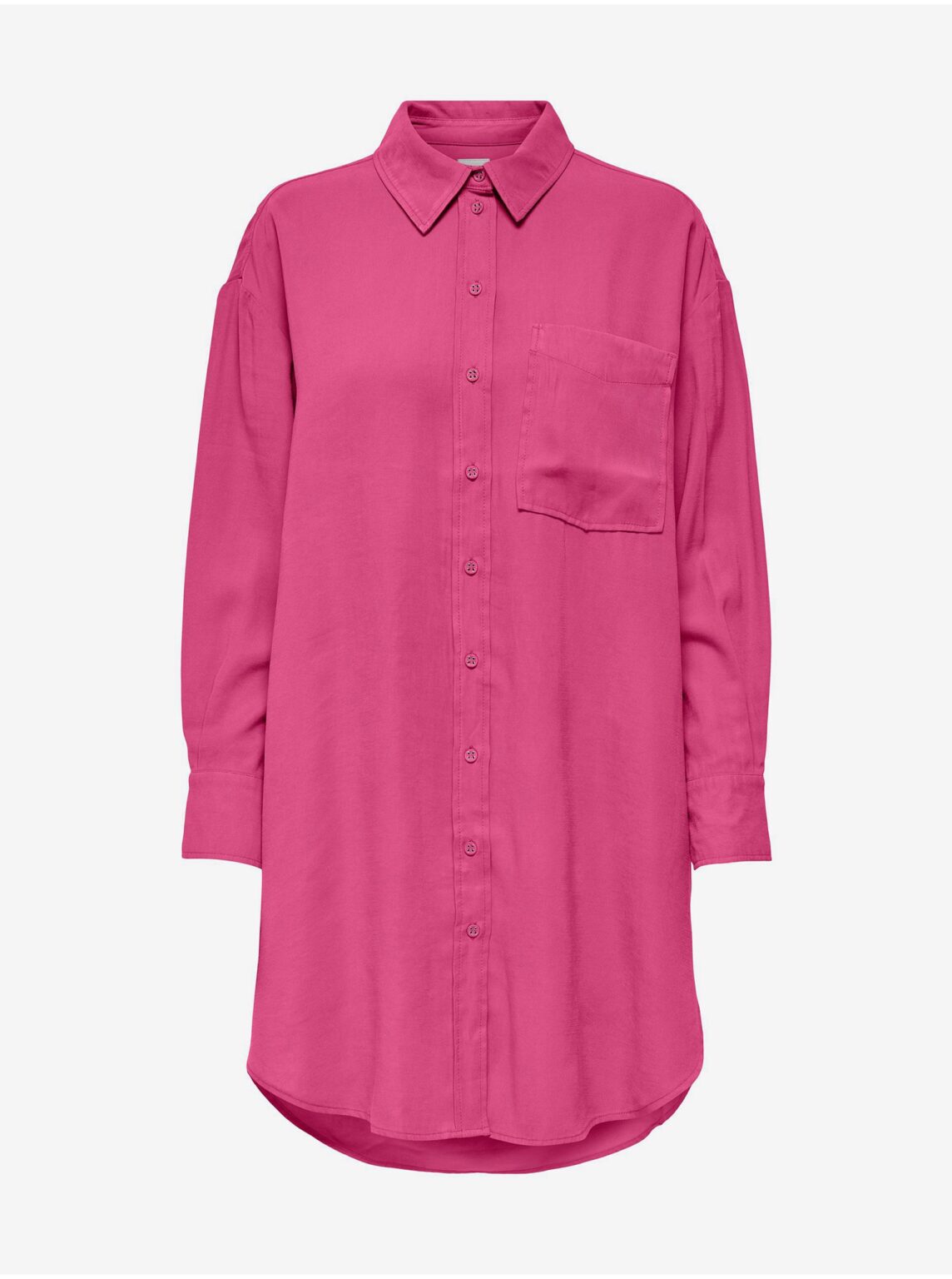 Dark Pink Long Shirt ONLY Corin-Aris - Women