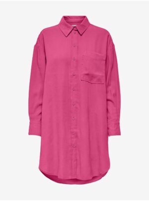 Dark Pink Long Shirt ONLY Corin-Aris - Women