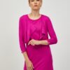 Dark Pink Short Cardigan with Three-Quarter Sleeve ORSAY - Women