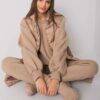 Dark beige three-piece set with Minneola vest