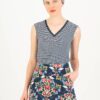 Dark blue Ladies Floral Skirt Blutsgeschwister - Ladies