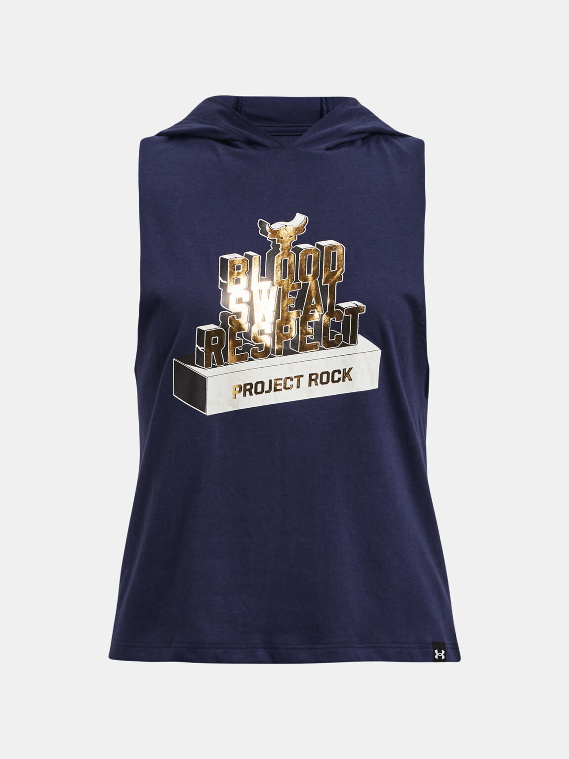 Dark blue Under Armour Rock hoodie for girls