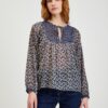 Dark blue Women's Patterned Blouse ORSAY - Women