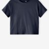 Dark blue basic t-shirt name it Vita - Girls