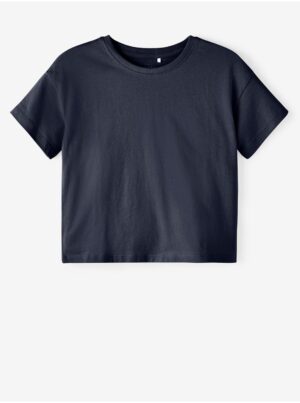 Dark blue basic t-shirt name it Vita - Girls