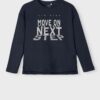 Dark blue boys long sleeve t-shirt name it Vob - Boys