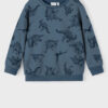 Dark blue boys' patterned sweatshirt name it Felix