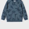 Dark blue boys' patterned sweatshirt name it Felix - Boys