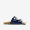 Dark blue boys' slippers Richter - Boys