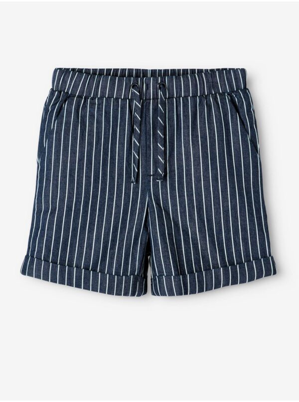 Dark blue boys' striped shorts name it Ryan - Boys