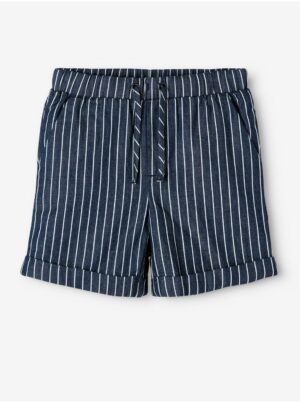 Dark blue boys' striped shorts name it Ryan - Boys