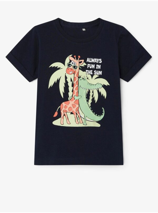 Dark blue boys' t-shirt name it Vux - Boys