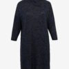 Dark blue brindle sweater dress Fransa - Women