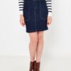 Dark blue denim skirt CAMAIEU - Women