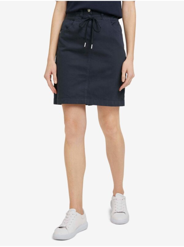 Dark blue denim skirt Tom Tailor - Women's