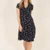 Dark blue floral dress Brakeburn - Women