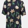 Dark blue flowered blouse VERO MODA Betty