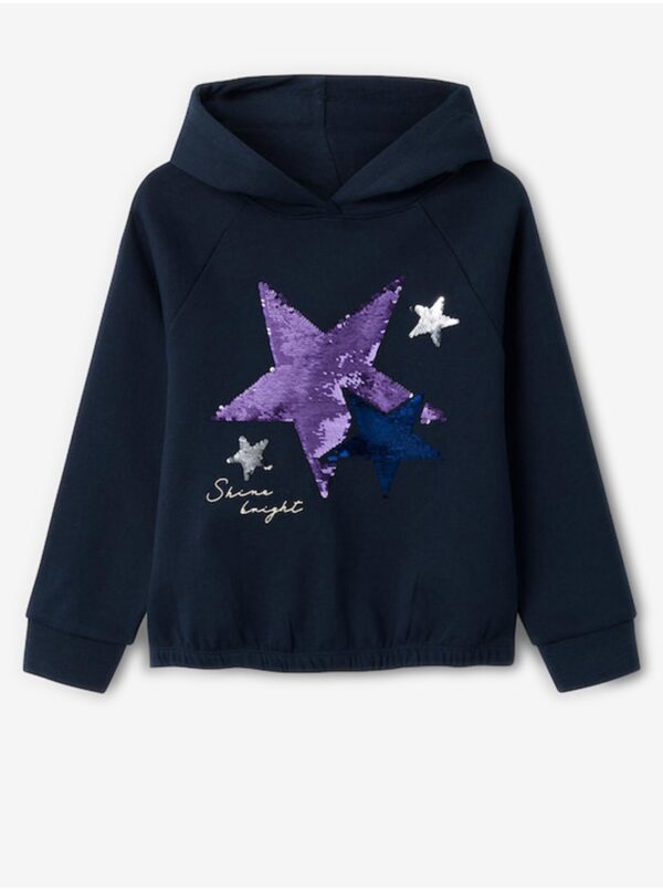 Dark blue girls' hoodie name it Frida - Girls