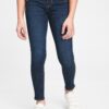 Dark blue girls' slim fit jeans GAP