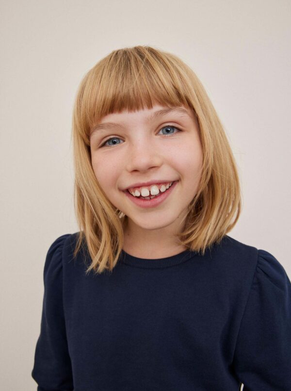 Dark blue girl's sweatshirt name it Nora - unisex