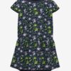 Dark blue girly floral dress name it Vigga - Girls
