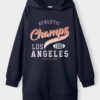 Dark blue girly hoodie name it Valona - Girls
