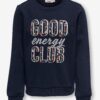 Dark blue girly sweatshirt ONLY Lena - Girls