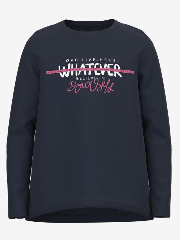 Dark blue girly sweatshirt name it Violet