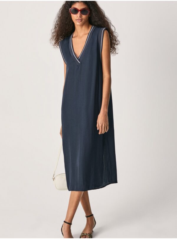 Dark blue ladies Midi-Dress Pepe Jeans Matilda - Ladies