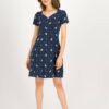Dark blue lady polka dot dress Blutsgeschwister Sommerliebe - Ladies