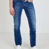 Dark blue men straight fit jeans Pepe Jeans Cash - Men