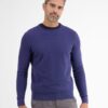 Dark blue men's basic sweater LERROS - Men