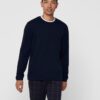 Dark blue men's basic sweater ONLY & SONS Panter - Men's