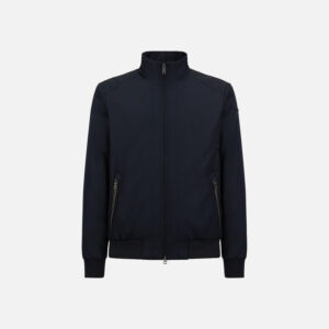 Dark blue men's down jacket Geox Damiano - Men's
