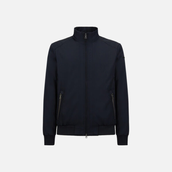 Dark blue men's down jacket Geox Damiano - Men's