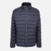 Dark blue men's down jacket Geox Dereck - Men