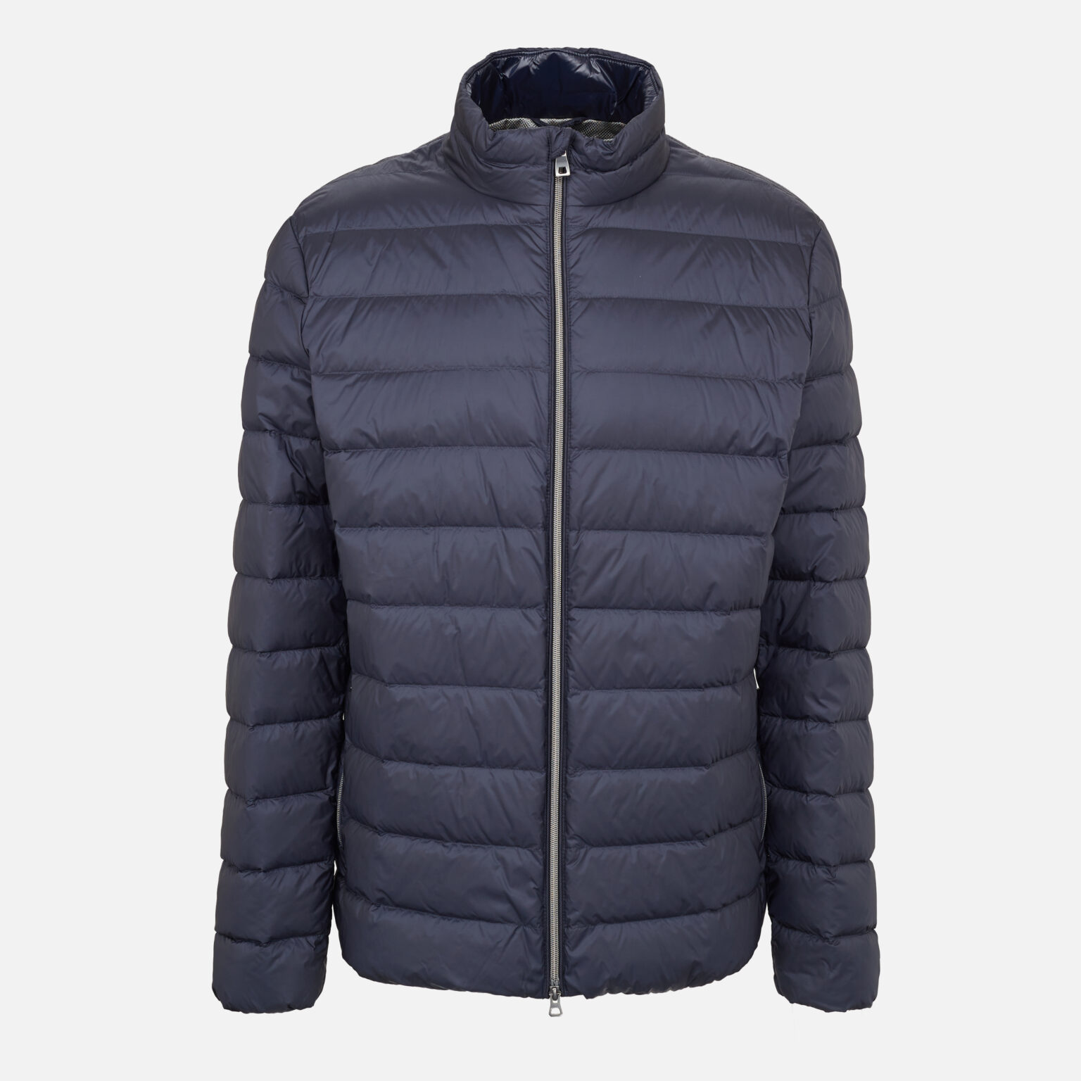 Dark blue men's down jacket Geox Dereck - Men