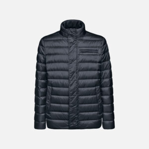 Dark blue men's down jacket Geox Warrens - Men