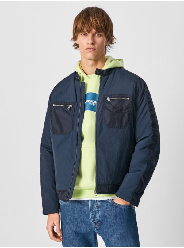 Dark blue men's jacket Pepe Jeans Lamar - Men