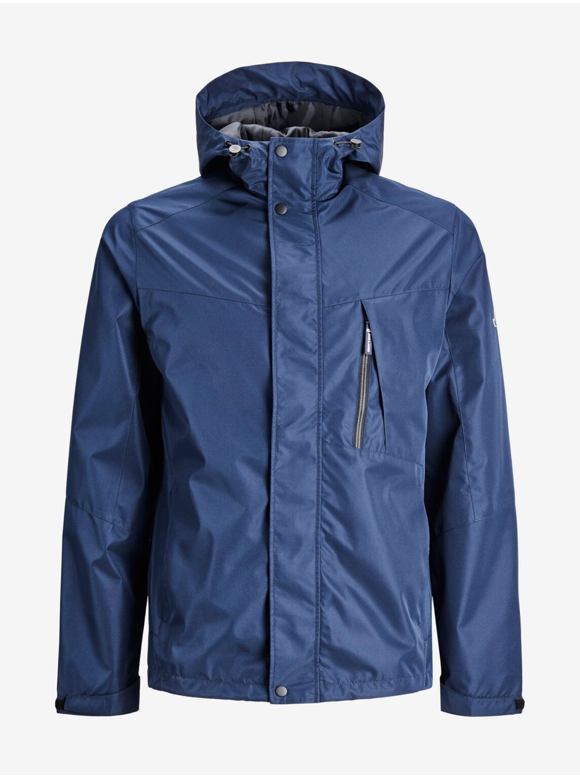 Dark blue men's lightweight jacket with hood Jack & Jones Logan - Men's