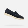 Dark blue men's moccasins Geox Spherica EC17 - Men