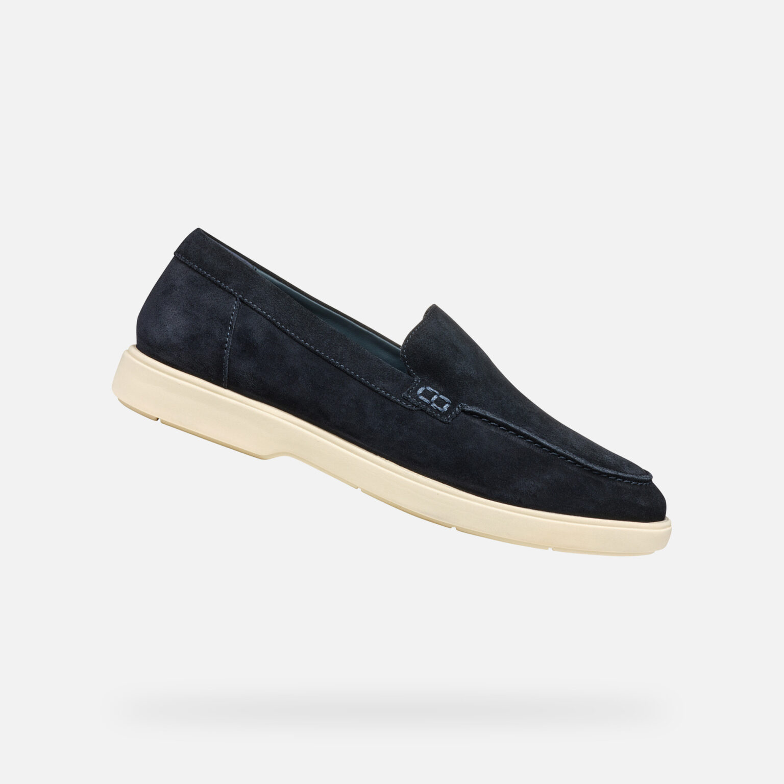 Dark blue men's moccasins Geox Spherica EC17 - Men
