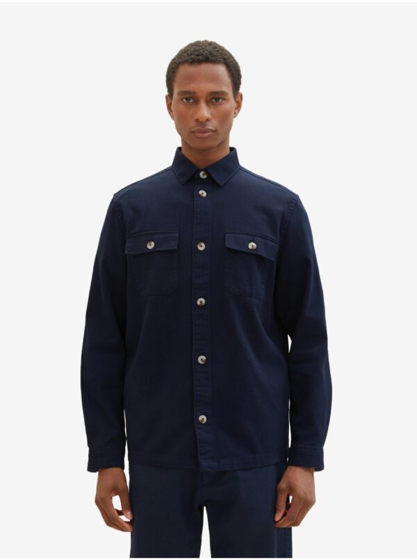 Dark blue men's outer shirt Tom Tailor - Men's
