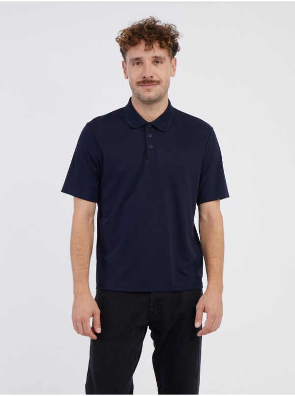 Dark blue mens polo shirt Jack & Jones Blamatt - Men